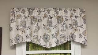 Colette Lined Scalloped Valance