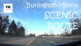 Burlington to Milton via Scenic Route