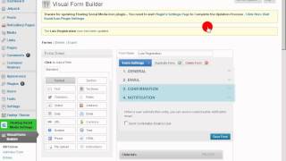 Visual Form Builder - change fields