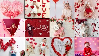 Latest Valentine's day theme baby photoshoot ideas| Love theme| Valentine theme baby photoshoot