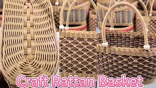 All Rattan Basket! Craft a Big Picnic Basket in This Tutorial #craft #diy #handmade