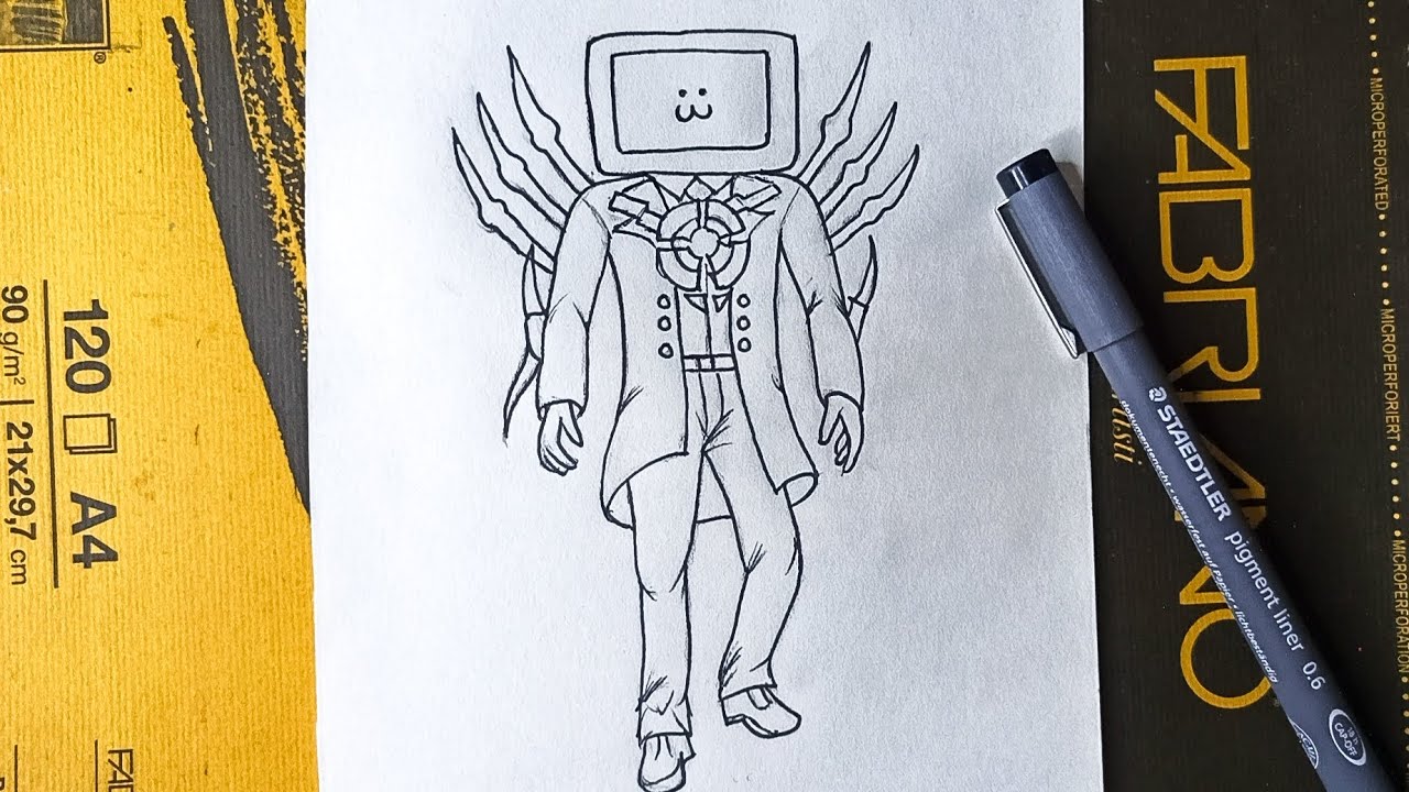 Como Dibujar A Titan Tv Man De Skibidi Toilet Como Desenhar Titan Tv Como Dibujar A Titan Tv Man De Skibidi Toilet Como Desenhar Titan Tv