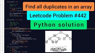 Leetcode 442. Find all duplicates in an array [ Python ]
