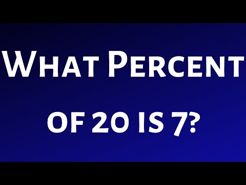 What percentage is 6 out of 20?