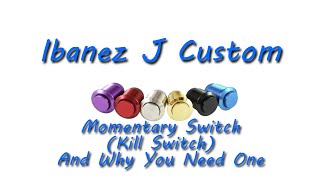 I Installed a Tesi Momentary (Kill) Switch on My Ibanez J Custom