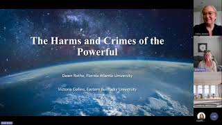 The Harms and Crimes of the Powerful - Criminology Seminar Series