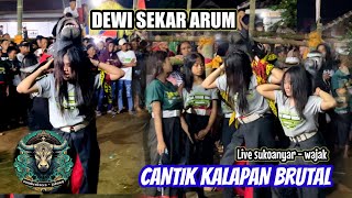 Ngeri banteng cewek kalapan liar || DEWI SEKAR ARUM live sukoanyar - wajak