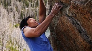 An ecologist and his trees, both escaping the crowds