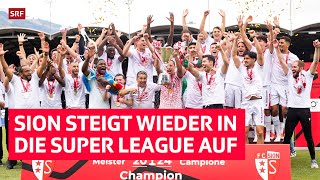 Nach nur 1 Saison: Sion ist zurück in der Super League | SRF Sport