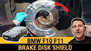 How to Replace Brake Disk Shields on BMW F10/F11 | Easy DIY Guide N57 N54