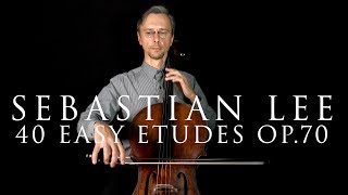 Sebastian Lee, Etude No 39 from 40 Easy Etudes for Cello, Op.70