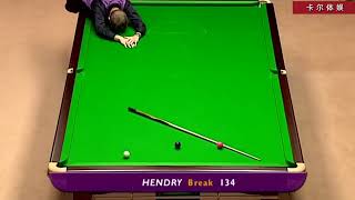 The moment Snooker suffered a heart attack!The player failed to achieve a perfect score of 147 and