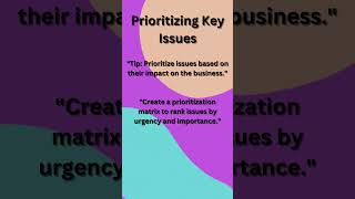 Prioritize Key Issues in Your CIMA Case Study for Better Results! #cima #casestudy #finance