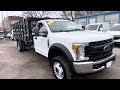 2017 ford f 450 6.8l v10 16 ft stake bed with liftgate