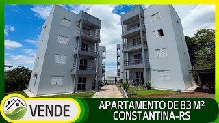 APARTAMENTO DE 83 M² EM CONSTANTINA-RS