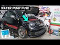 FIAT 500 ELECTRIC COOLANT WATER PUMP FUSE LOCATION REPLACEMENT, RECERCULATING WATER PUMP FUSE