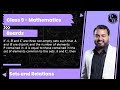 If A, B and C are three non-empty sets such that A and B are disjoint and the number of elementsc...