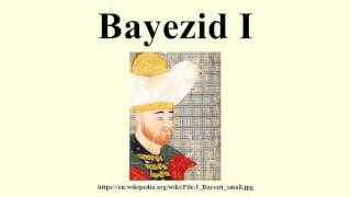 Bayezid I