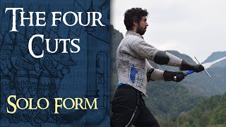 The Four Cuts - HEMA solo form - Italian Longsword "Kata"