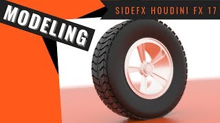 How to Make a Car Tire in 3D | Houdini Tutorial