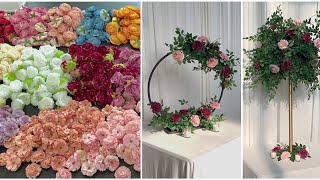 Unboxing Florals in Bulk Diy-hula  hoop centerpiece diy pvc pipe centerpiece #wedding #diy #flowers