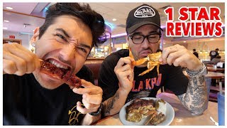 Eating At The WORST Reviewed BBQ Restaurant In Texas (1 STAR)