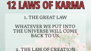 Laws of karma | 12 Laws of karma | #karma #karmalaws #quoteswithtimci