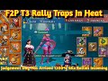 F2P T3 Rally Traps Under Fire By Max Accounts 1200% MIXED Ralies Incoming | Lords Mobile