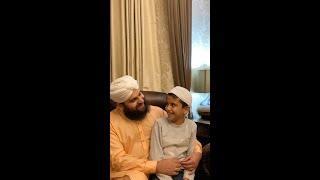 Ibrahim With Hafiz Ahmed Raza Qadri  || Main Hussain Hoon || UK 2020