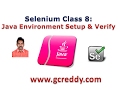 Selenium 8: Java Environment Setup