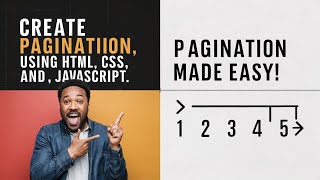Pagination Tutorial using Html, Css and JavaScript