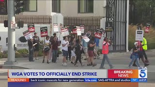 Hollywood writers strike comes to an end, union leaders announce