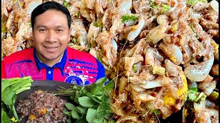 ตำแจ่วกุ้งสดเผ็ดๆ ใส่บักกอกหอมๆ แซ่บคักแซ่บแนพี่น้องเอ้ย