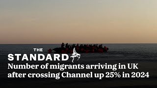 Number of migrants arriving in UK after crossing Channel up 25% in 2024