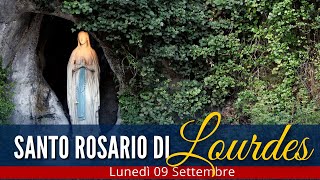 IL Santo Rosario di LOURDES di oggi Lunedì 9 Settembre 2024 🔴 Misteri Gaudiosi