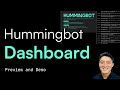 Hummingbot Dashboard Preview & Demo - Aug 2023