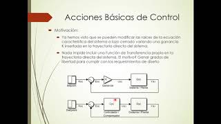 Vid 19   Acciones básicas de Control  El PID