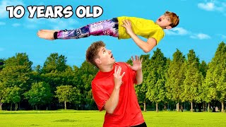 Gymnastic Challenge VS 10 Year Old! (ft. Nidal Wonder)