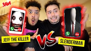 DO NOT FACETIME SLENDERMAN AND JEFF THE KILLER AT THE SAME TIME! (THEY FOUGHT IN MY HOUSE!!)