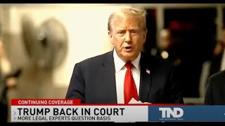 Trump is back in court and The National Desk is covering the entire trial.