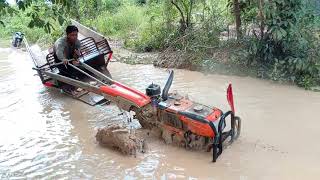 Cambodia Forest Adventure: Tractor Stuck! 10 Minutes of Pure Chaos