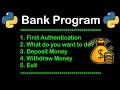 Python Bank Program 💰 Tutorial | Build a Simple Banking System | @tanziltech