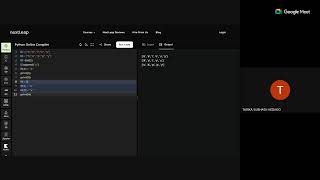 Python Live Session-Summary week2