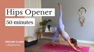 English 🇬🇧 Hips Opener \u0026 Relaxation | 1 Hour | Haum Yoga