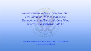How to E-file a Civil Complaint