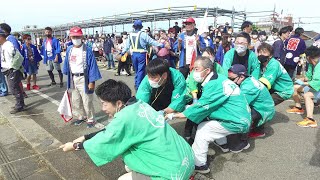 【令和４年】白根大凧合戦　JA新潟かがやき凧クラブ（巻凧）