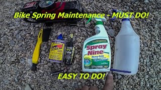 Bike/Bicycle Spring Maintenance - EASY HOW-TO!