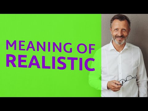 What is the root word of realistic?