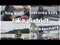 Lake District Vlog / Boat Hire in Lake Windermere