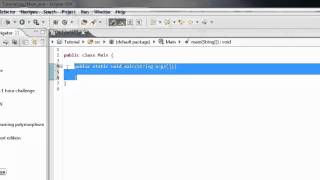 Java tutorial #1 Print stuff to console.